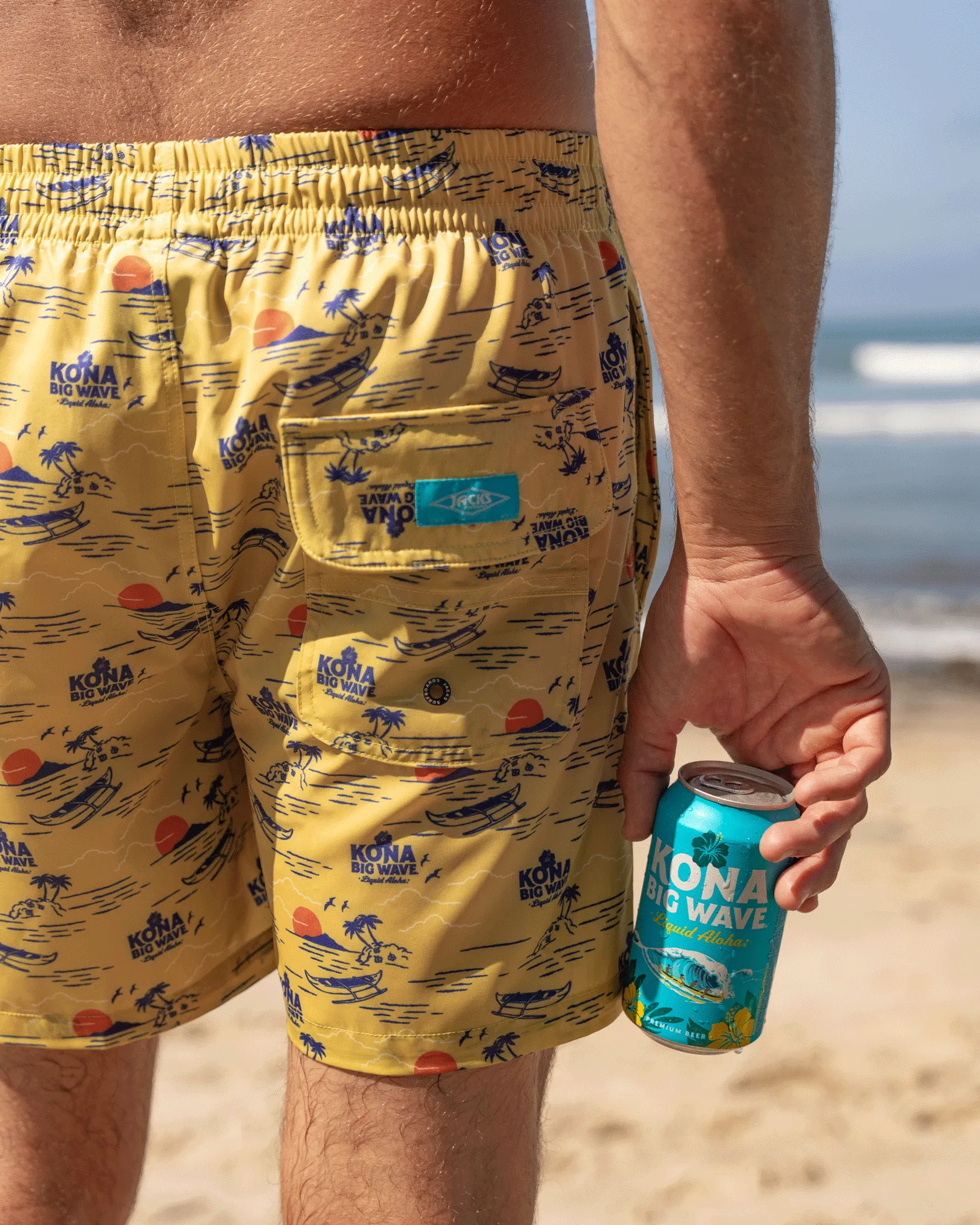 17" Kona x Jack's "Canoe" Boardshorts