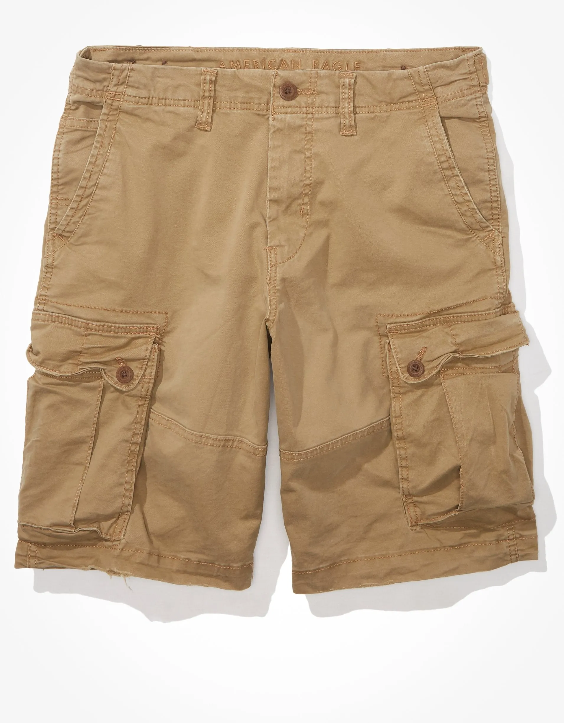 AE Flex 12" Lived-In Longer Length Cargo Short