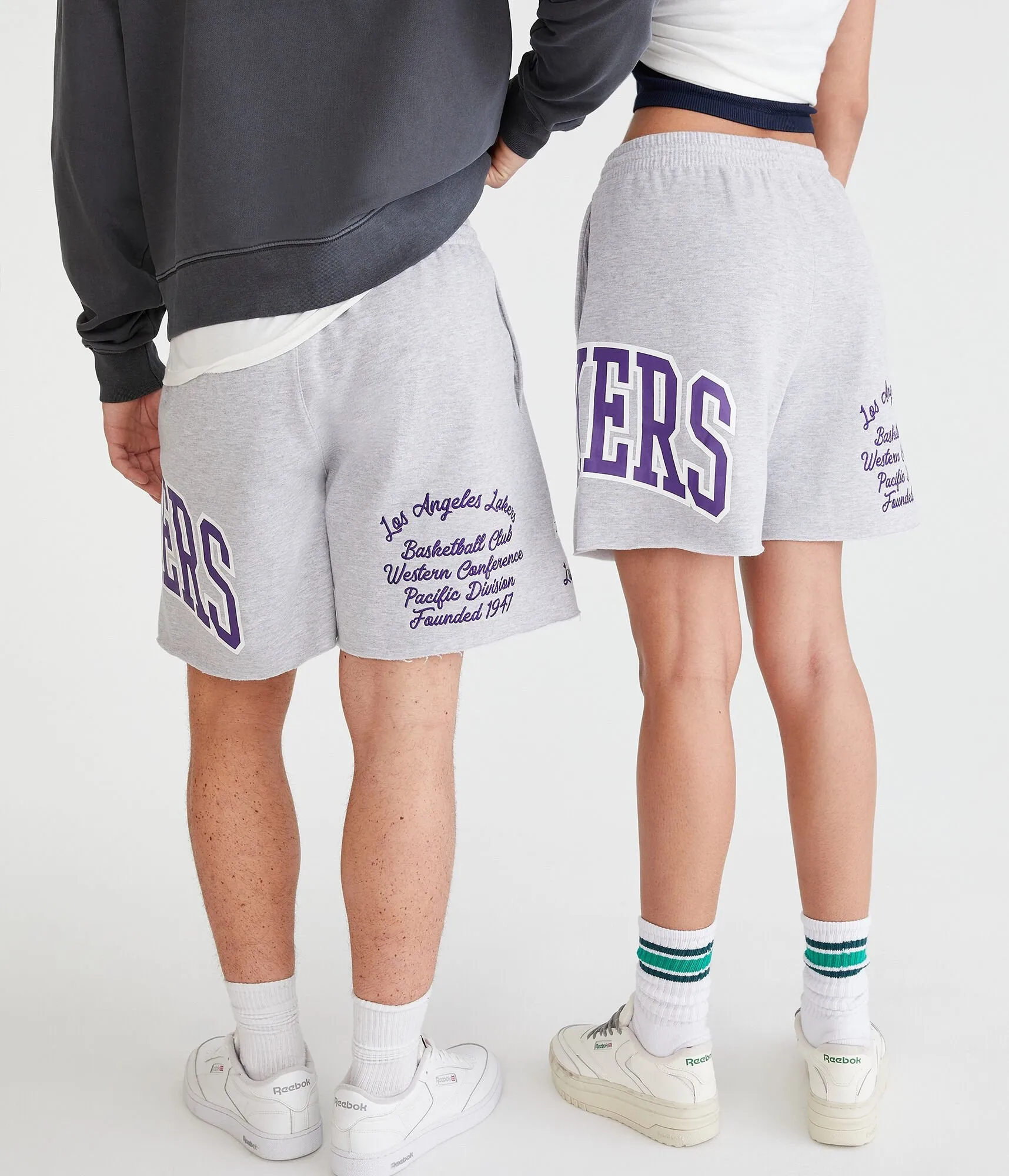 Aeropostale Los Angeles Lakers Fleece Shorts 6"