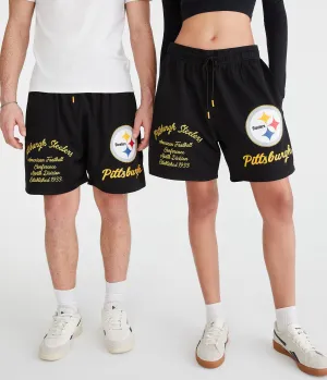 Aeropostale Pittsburgh Steelers Mesh Shorts 6"