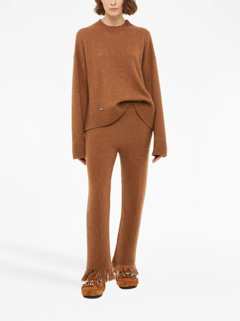 Alanui Women's Trousers Camel