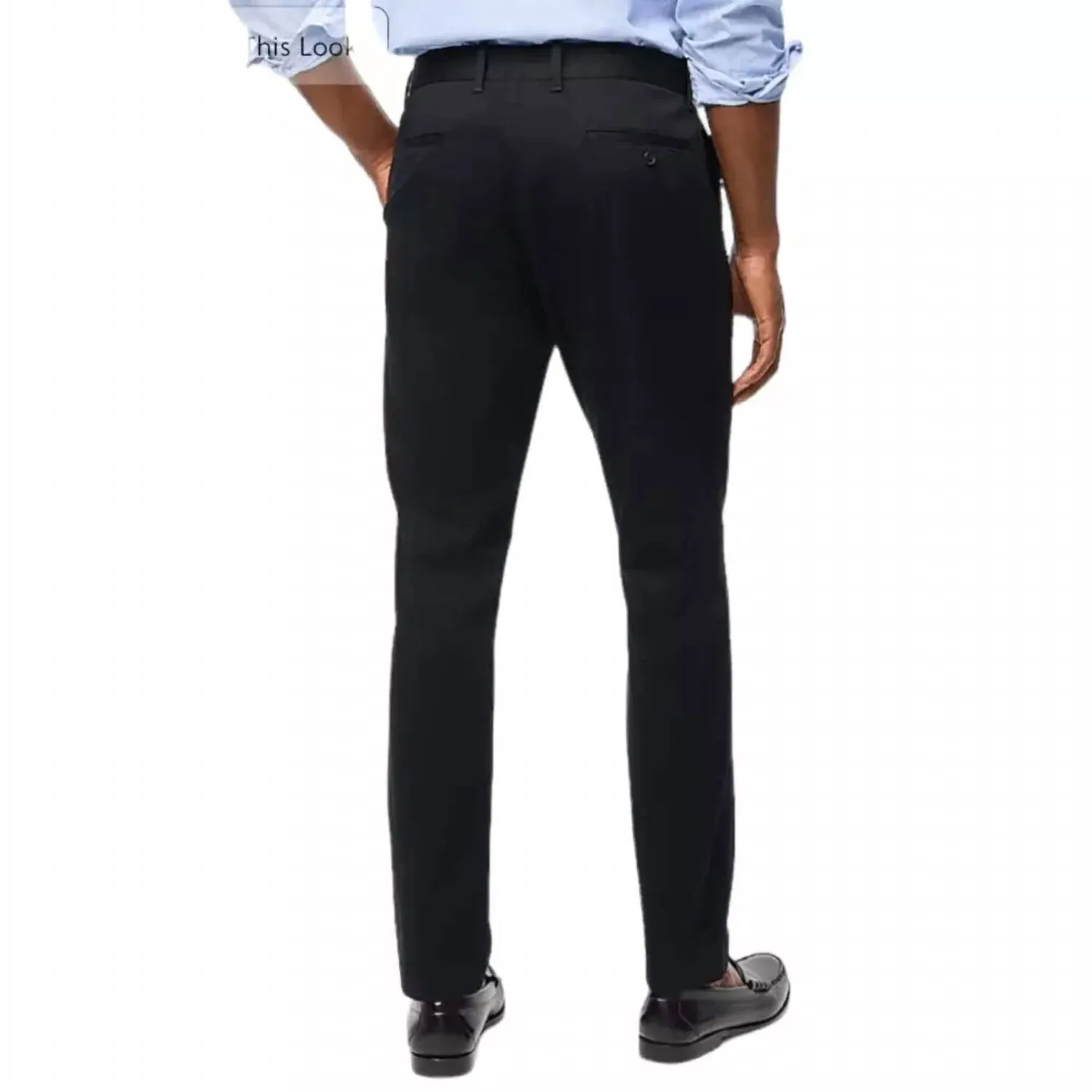 Athletic Slim-Fit Chino Pant In Black