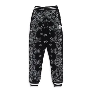 BANDANA B-BALL BLACK GREY SWEATPANTS