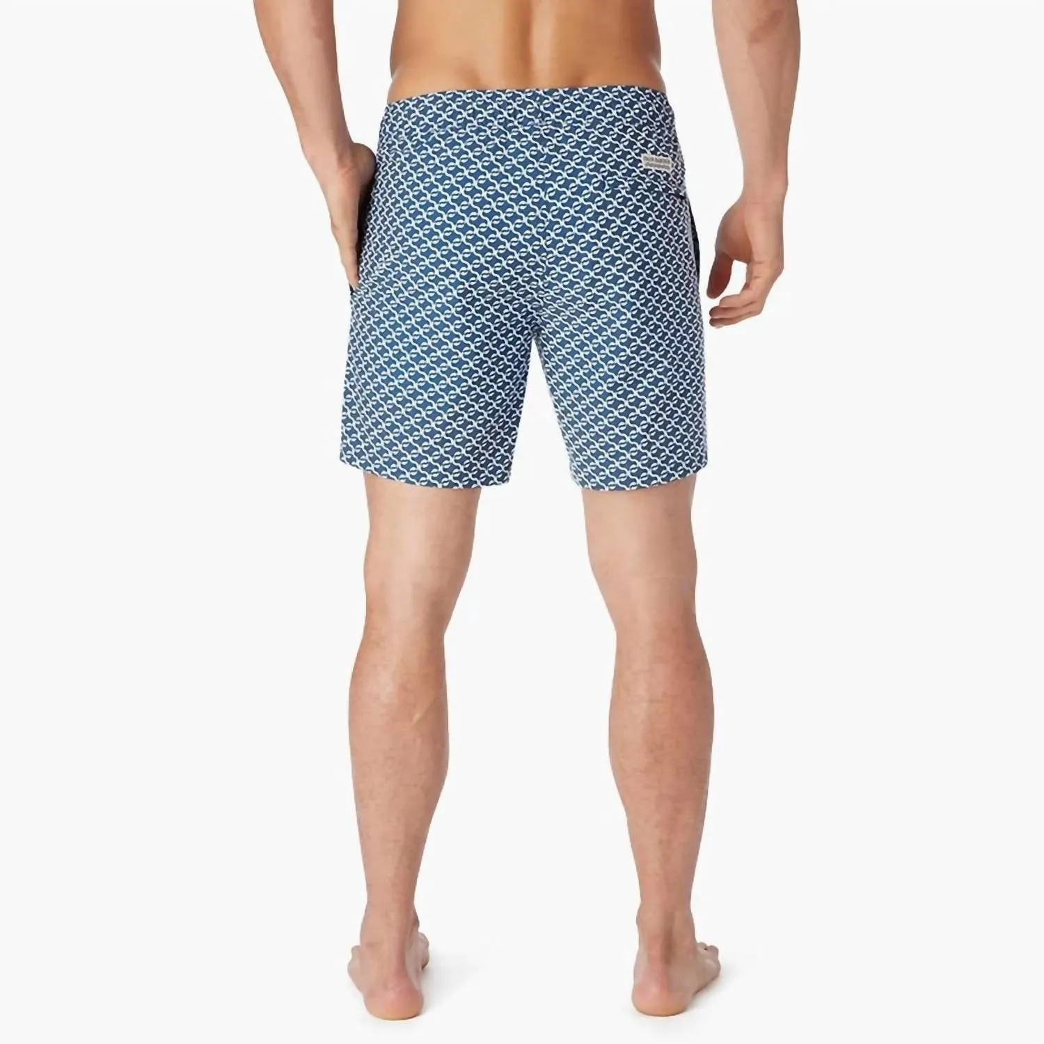 Bayberry Trunk In Navy Geo
