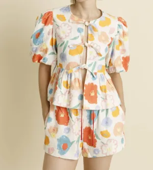 Beatrice Loungewear Set In Big Floral