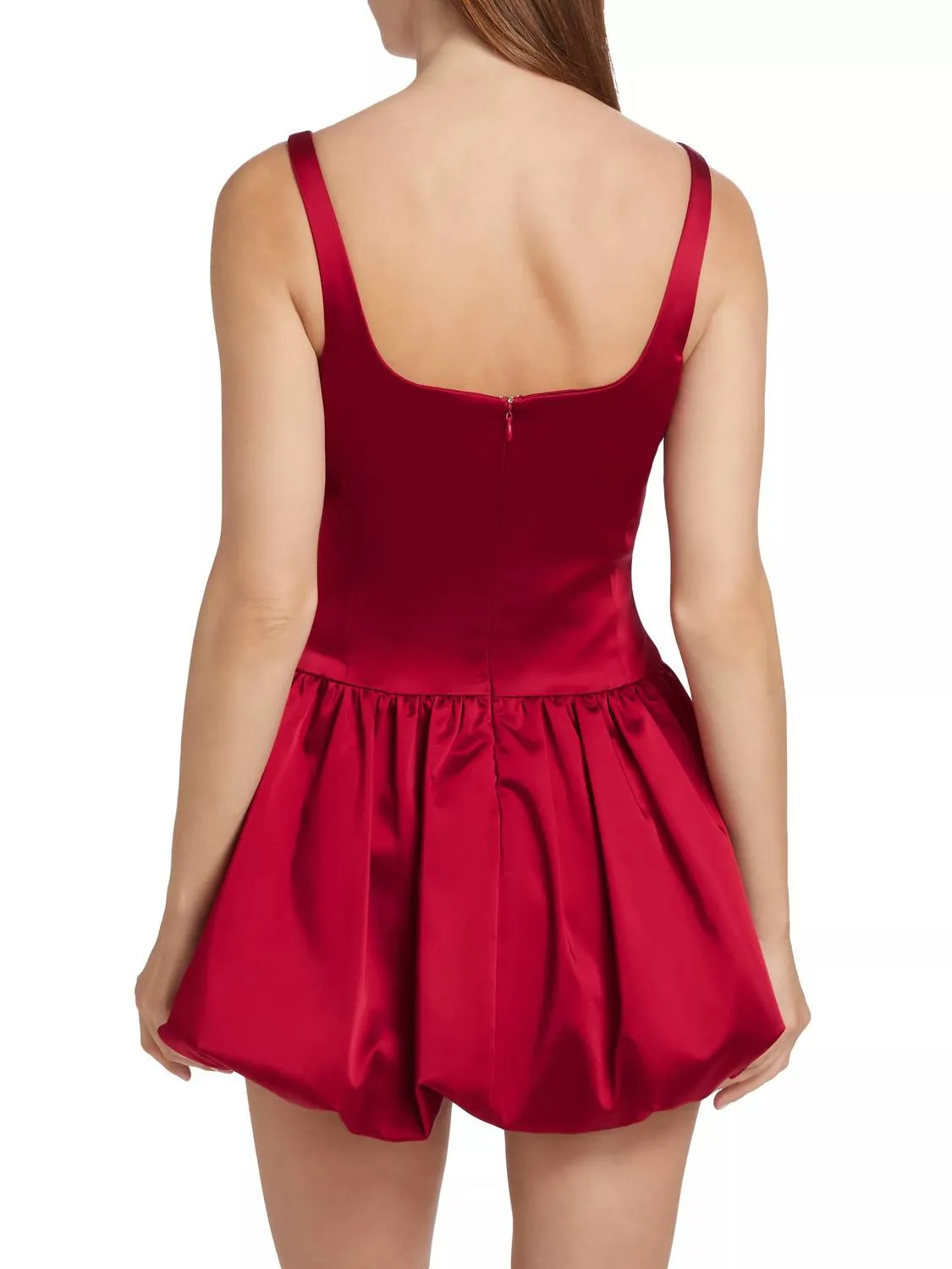 Bettina Skort Romper In Ruby