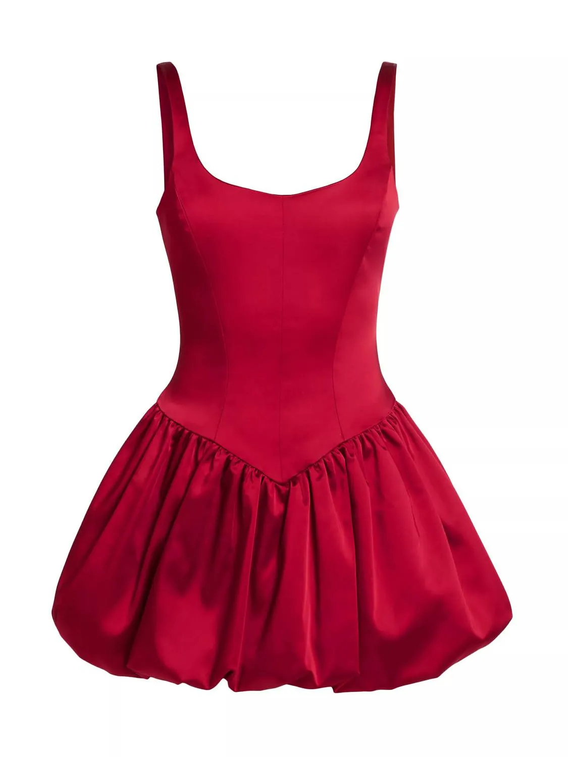 Bettina Skort Romper In Ruby