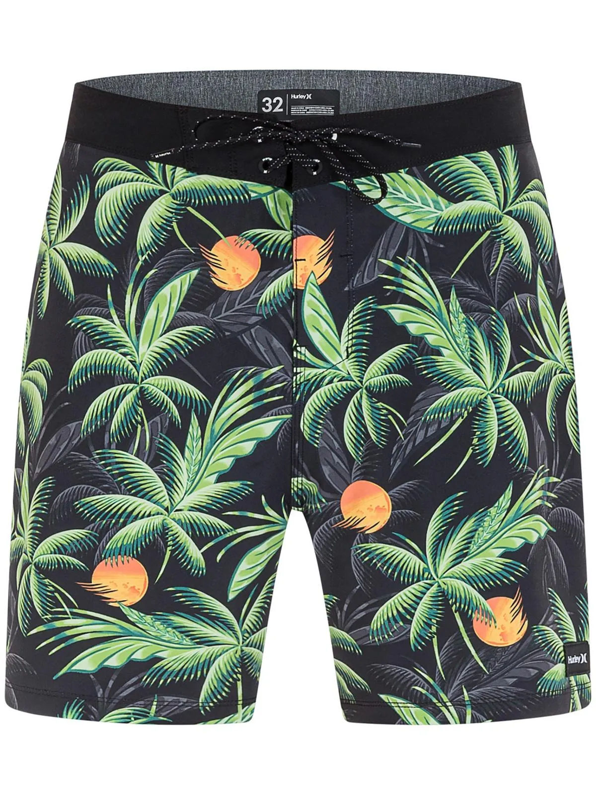 Big & Tall Mens Printed Recycled Polyester Swim Trunks