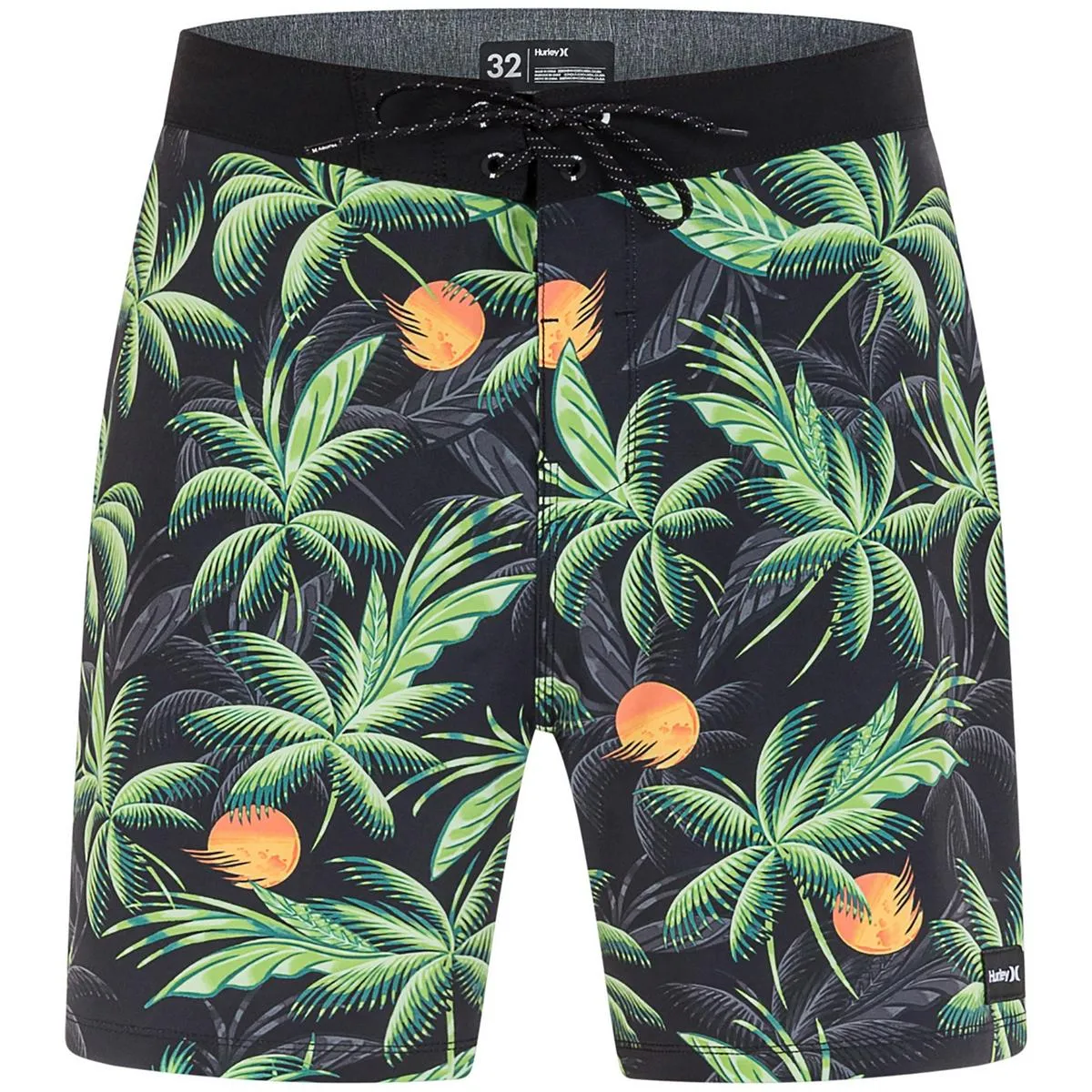 Big & Tall Mens Printed Recycled Polyester Swim Trunks