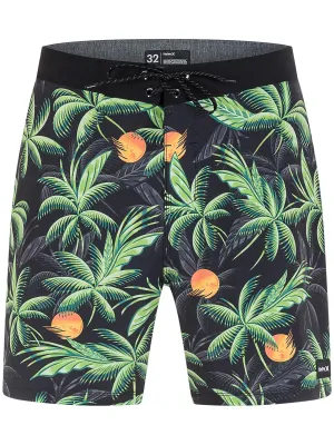 Big & Tall Mens Printed Recycled Polyester Swim Trunks