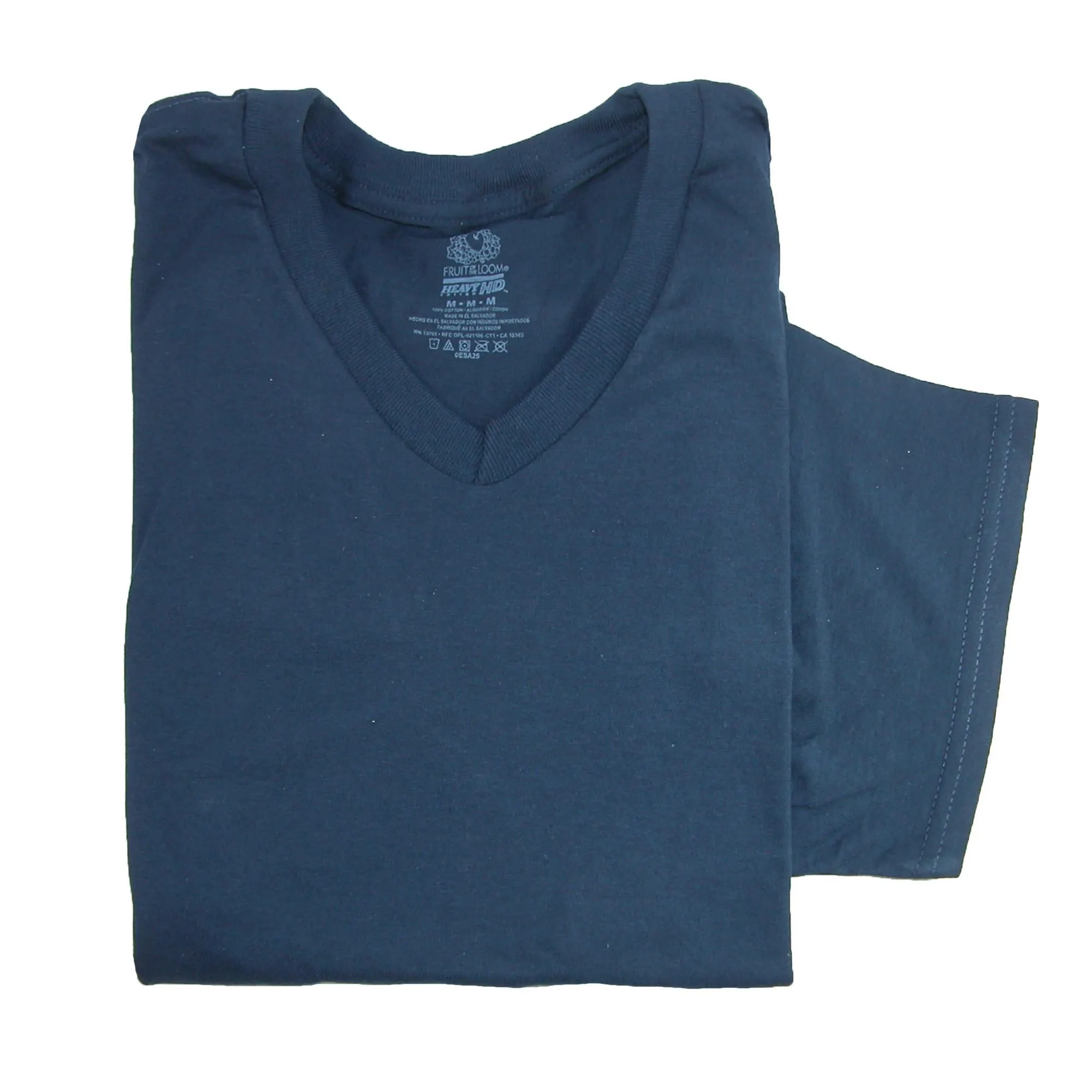 Big and Tall V Neck Cotton T Shirt