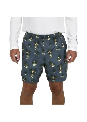 Boatbar Swim Trunks In Charcoal