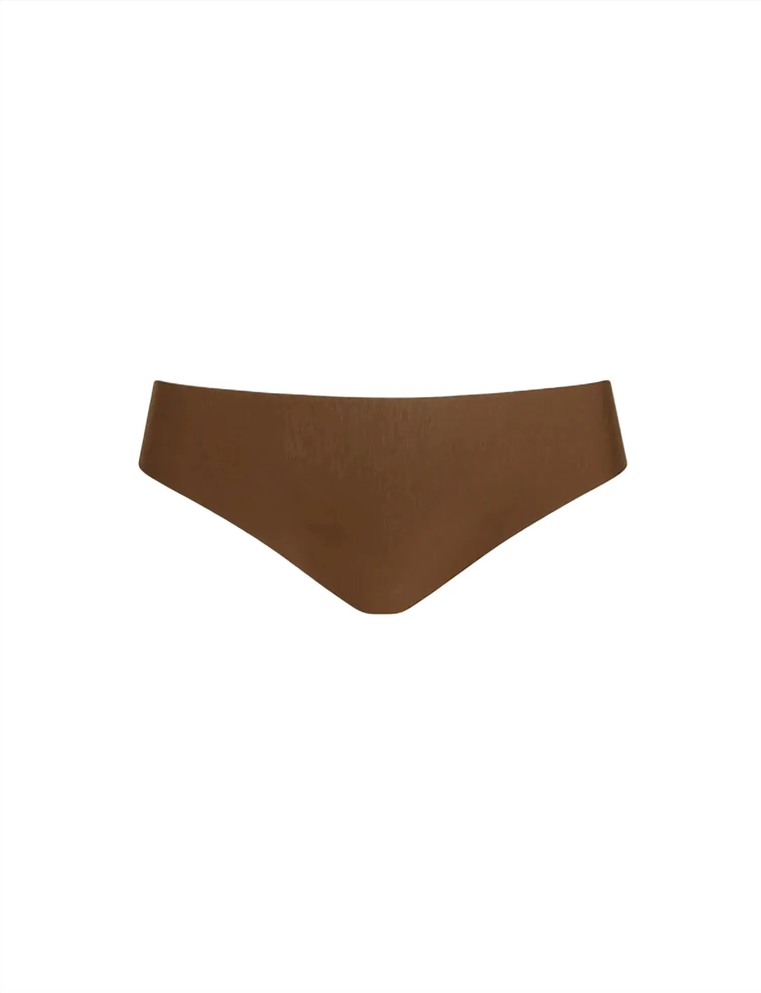 Butter Mid-Rise Thong Panty In Cinnamon