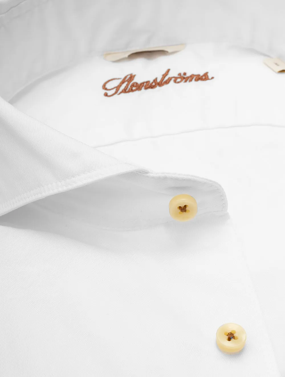 Casual Twill Shirt White
