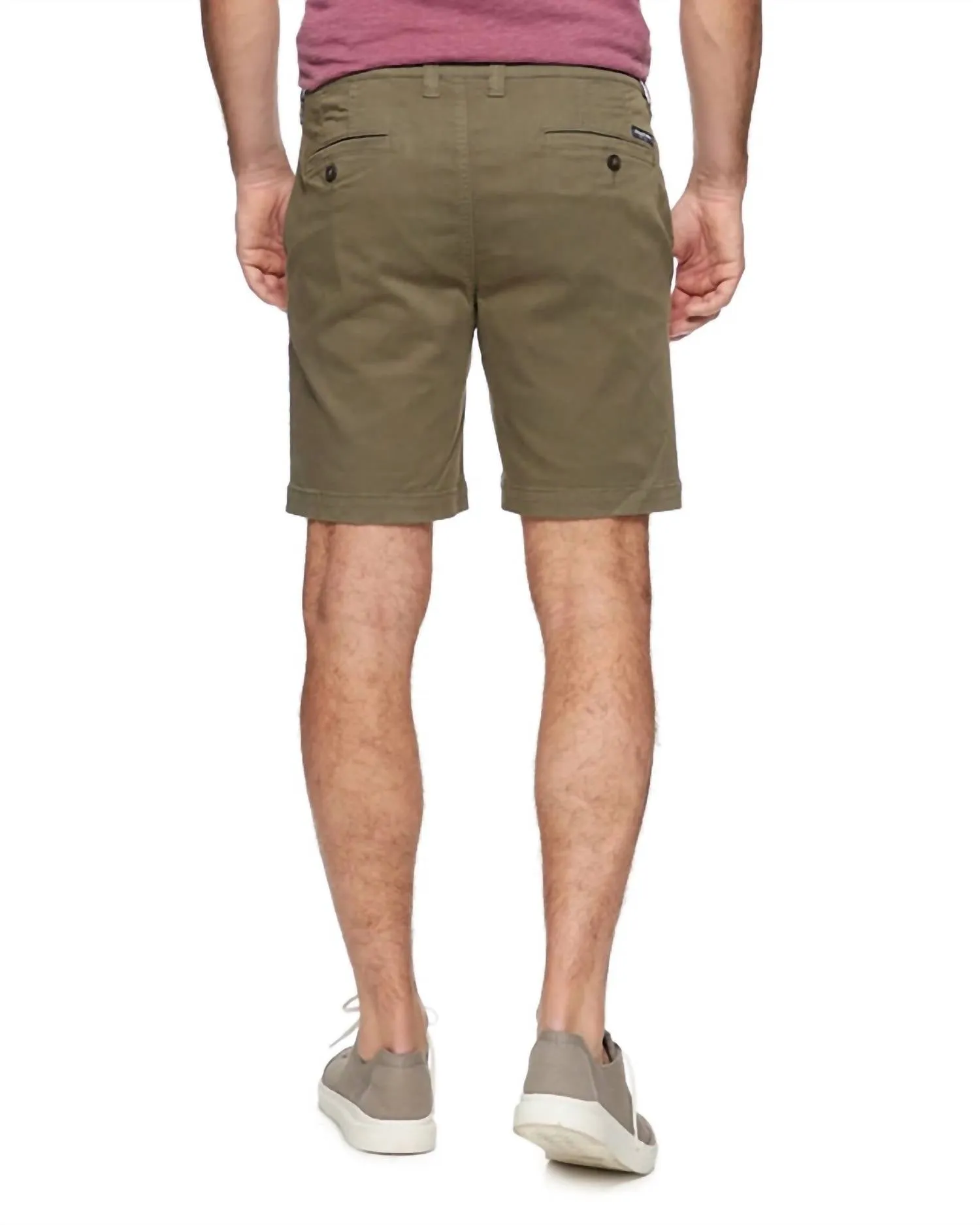 Catskill Garment Dyed Short In Light Army Green