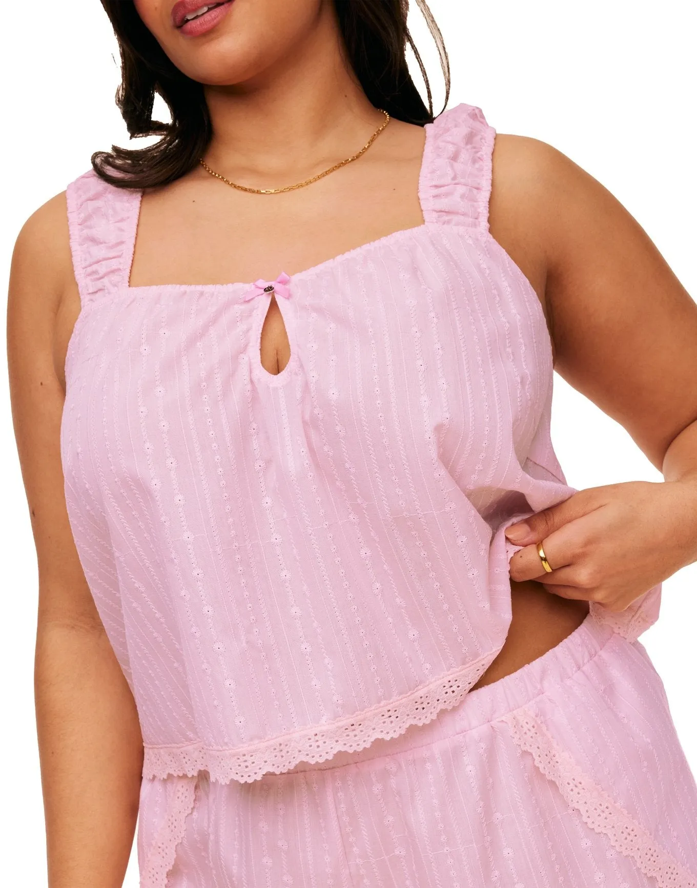 Christabel Women's Plus-Size Pajama Cami & Shorts Set