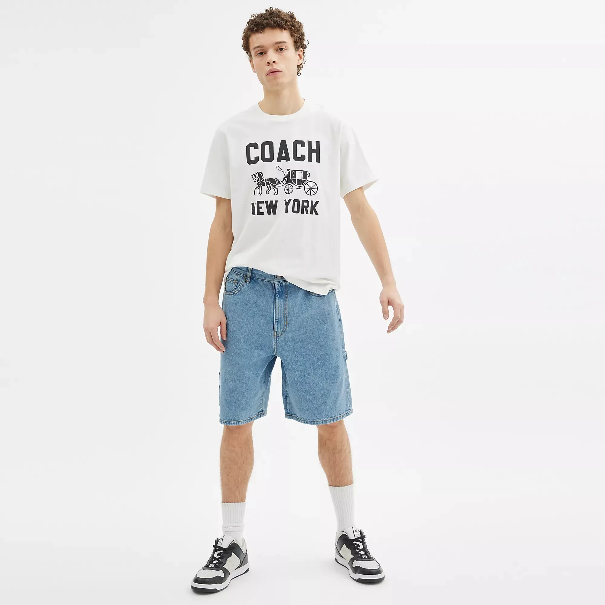 Coach Outlet Signature Denim Shorts