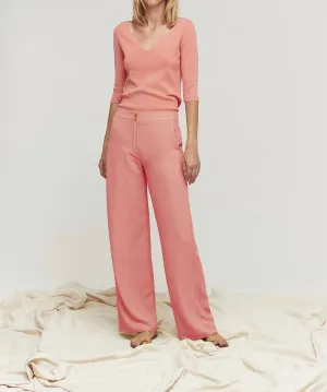 Coral Flowy Pant