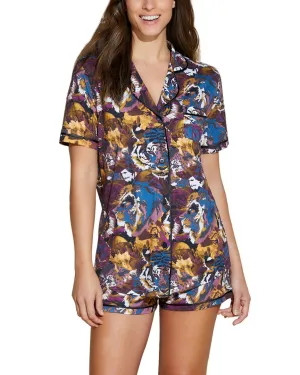 Cosabella Bella 2pc Top & Boxer Pajama Set