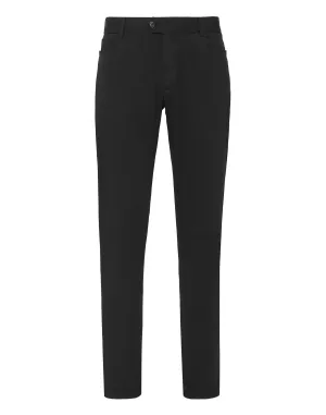 Cotton Long Trousers Chinos fit Iconic Plein