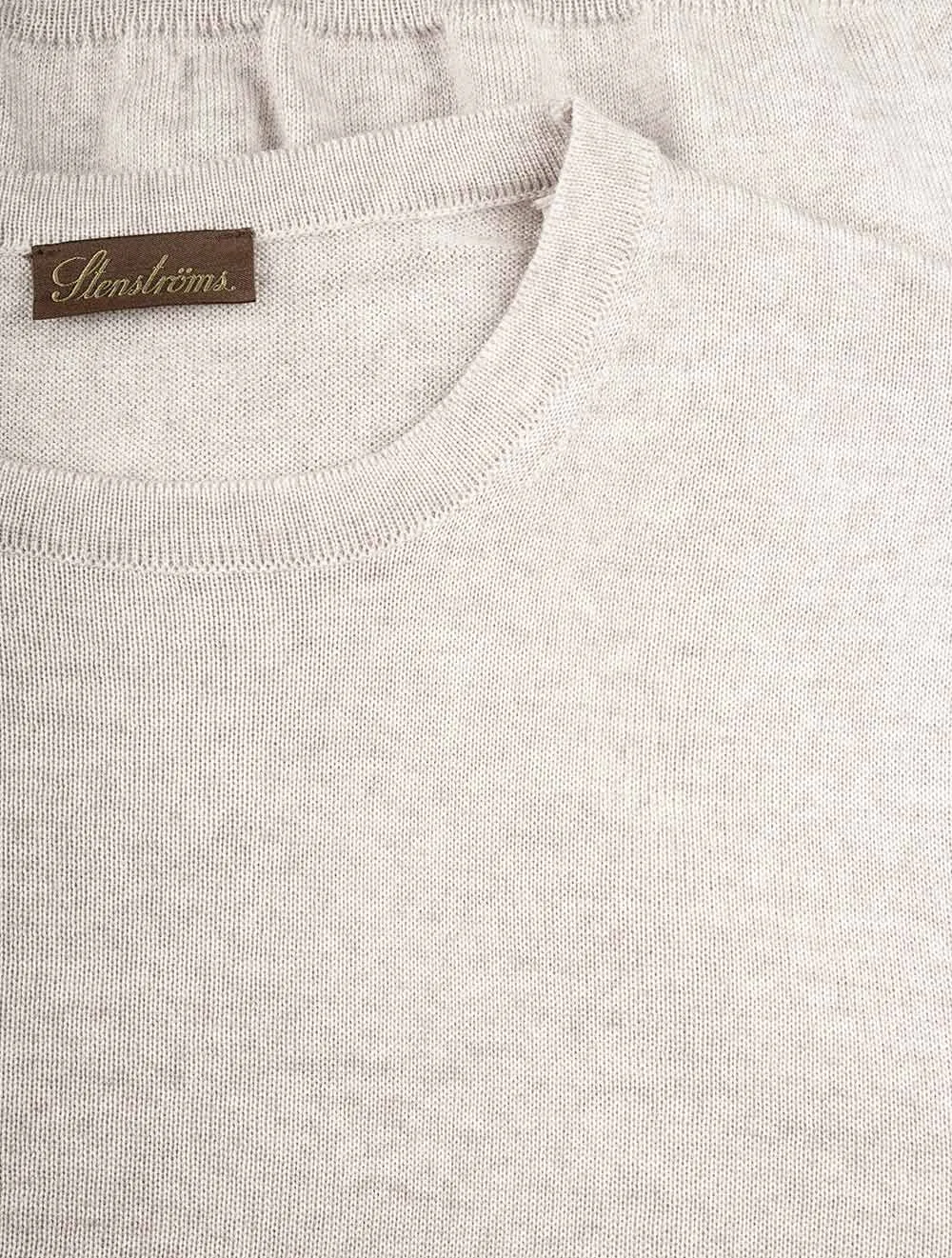 Crew Neck Knitwear Beige