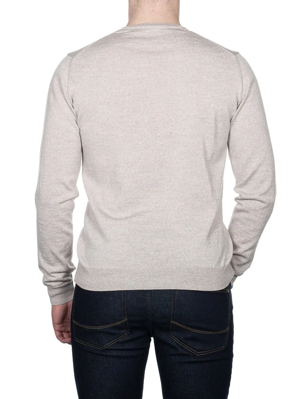 Crew Neck Knitwear Beige