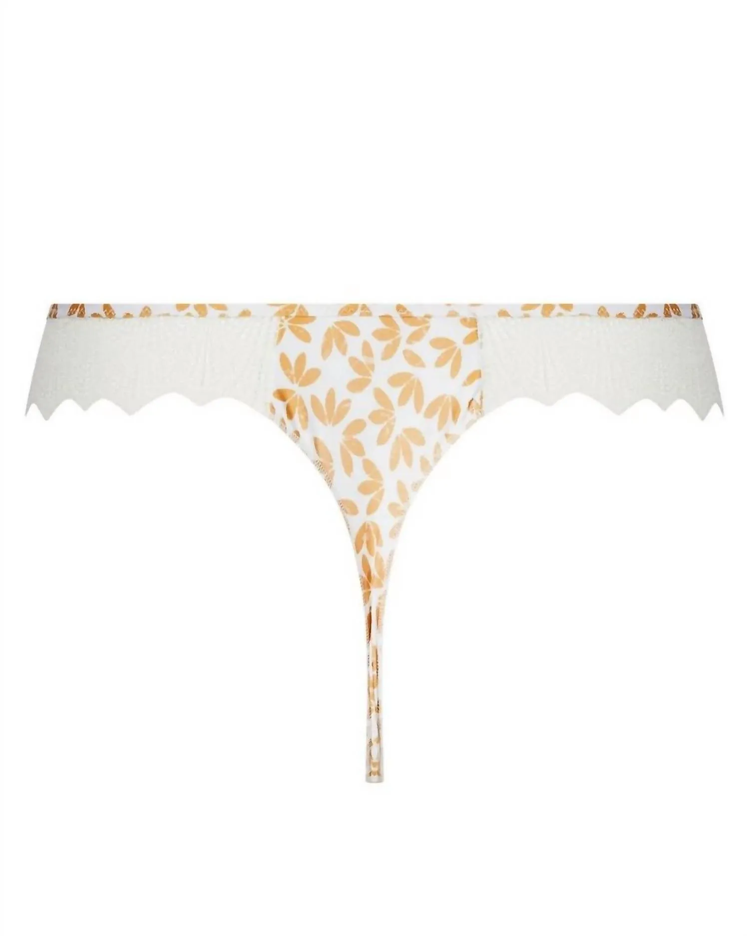 Crochet Thong In Camel Boheme