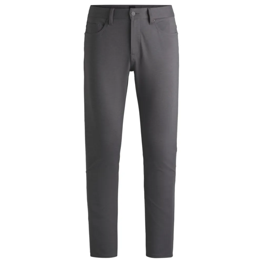 Delaware slim-fit trousers in two-tone stretch jersey