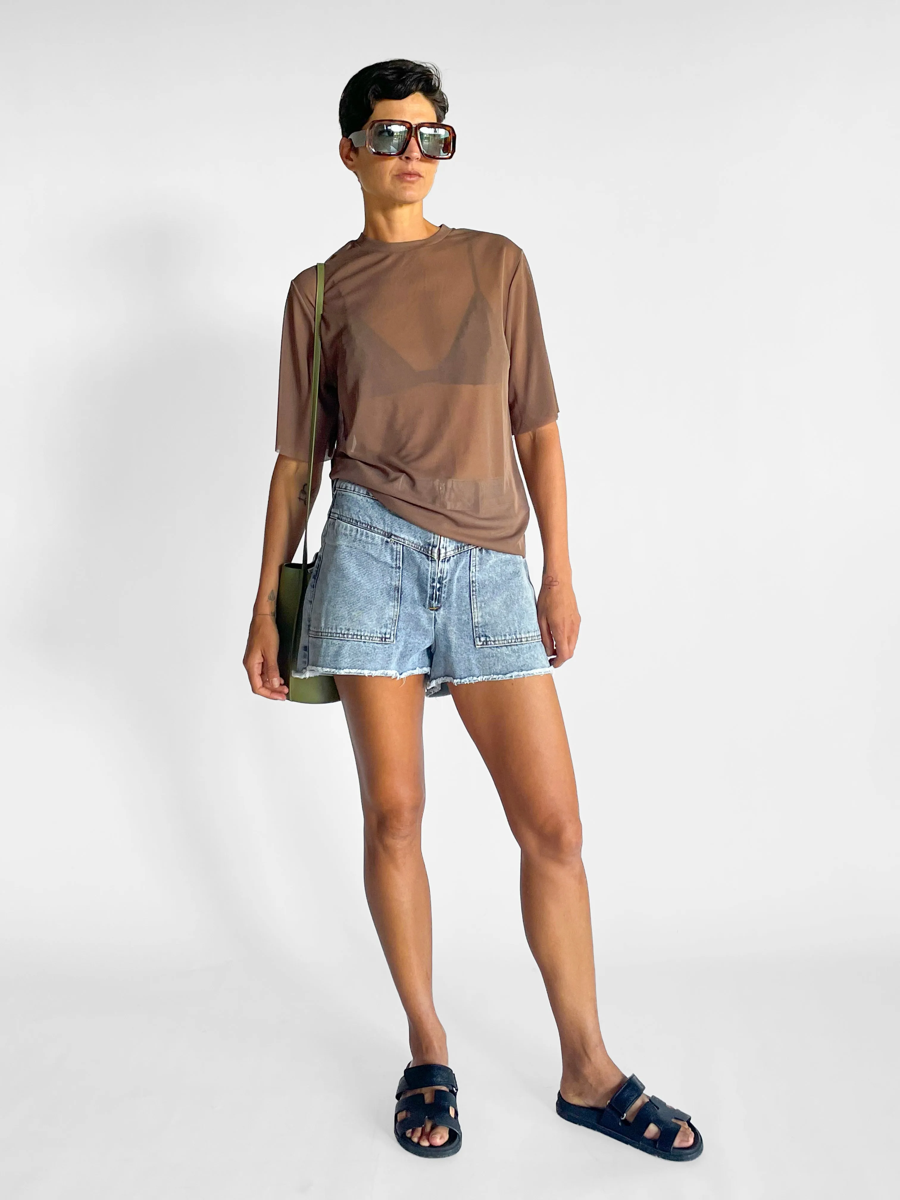 Denim Cut Off Shorts