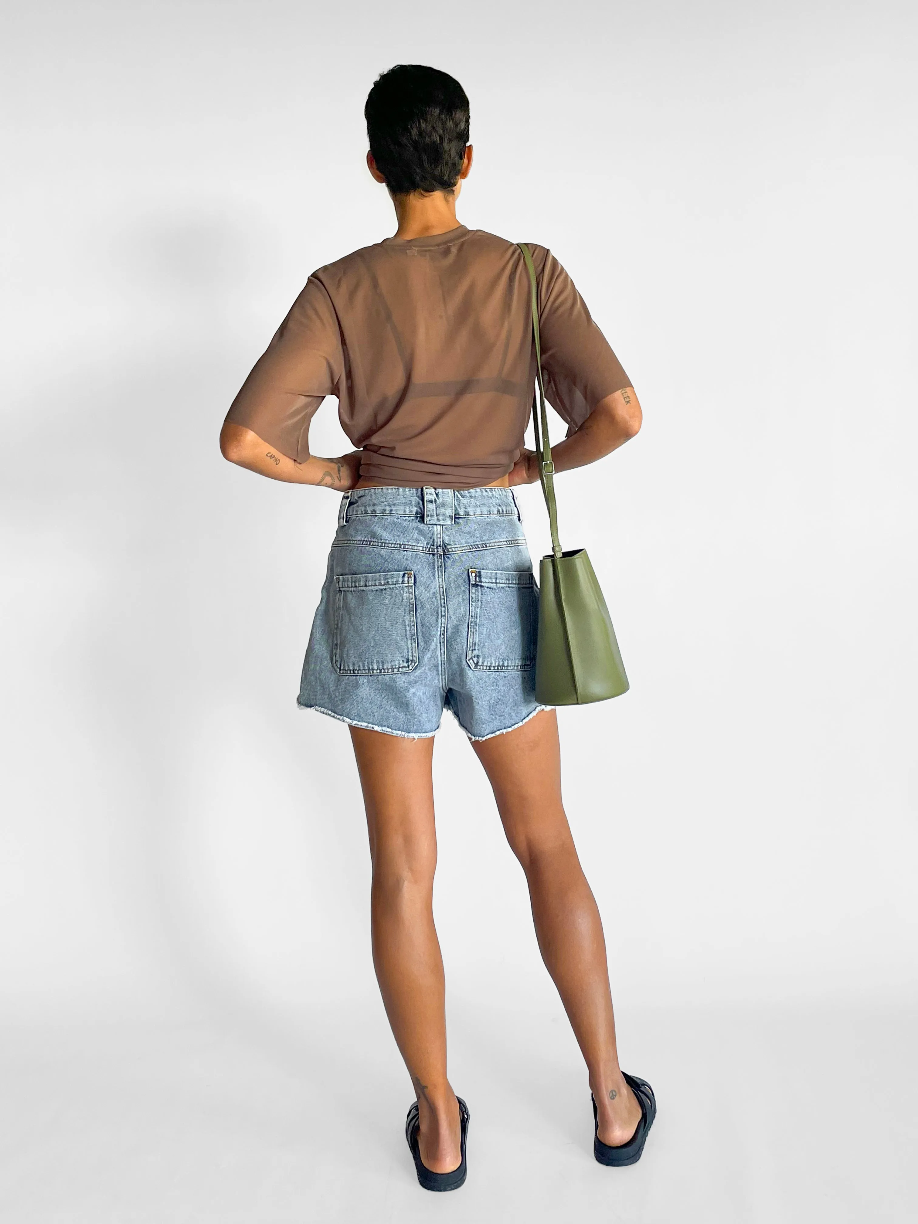 Denim Cut Off Shorts