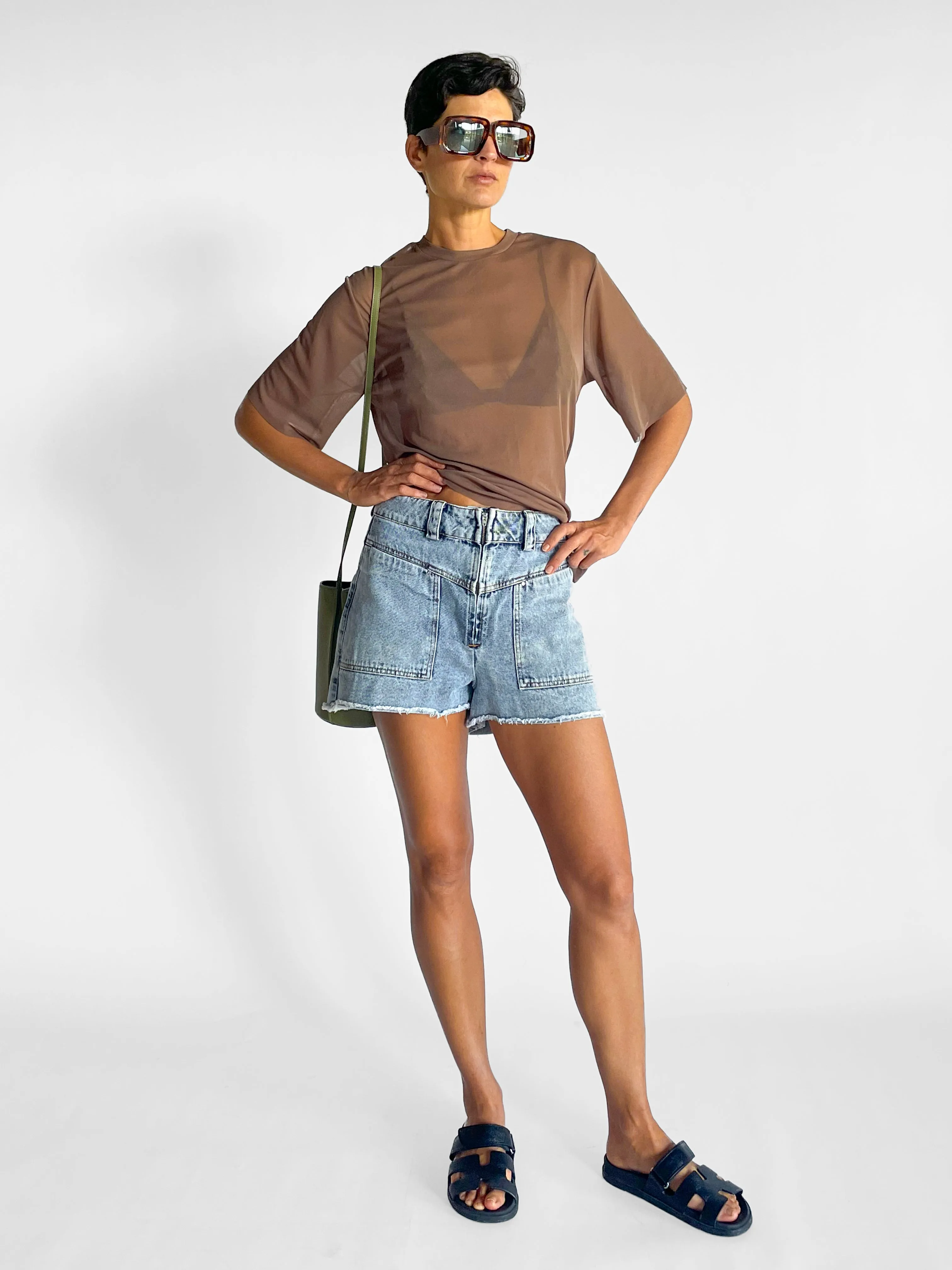 Denim Cut Off Shorts