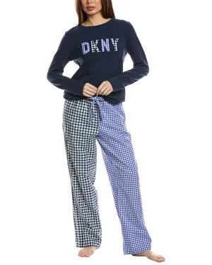DKNY 2pc Top & Pant Sleep Set