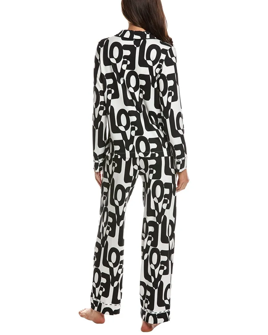 DKNY 2pc Top & Pant Sleep Set