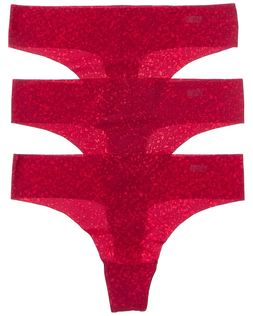 DKNY 3pk Litewear Cut Anywhere Thong