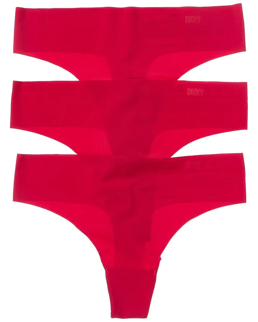 DKNY 3pk Litewear Cut Anywhere Thong