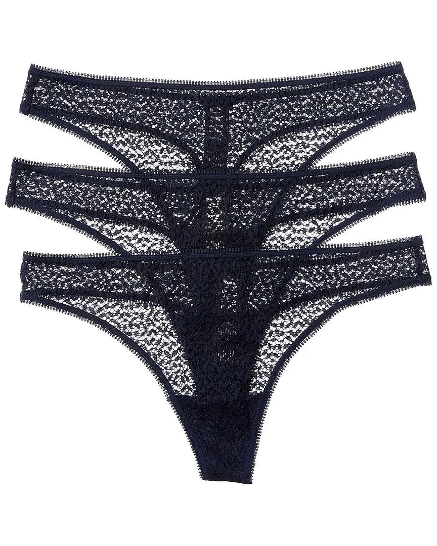 DKNY 3pk Modern Lace Thong