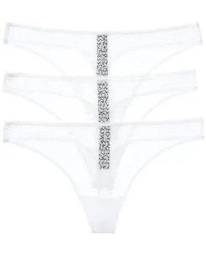 DKNY 3pk Modern Lace Thong