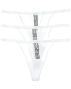 DKNY 3pk Monogram Mesh Thong