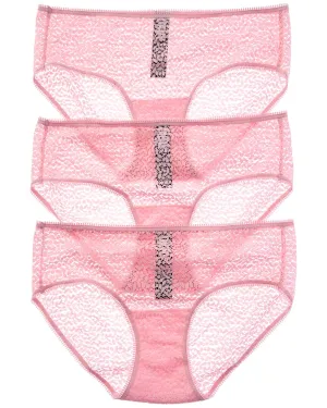 DKNY Set of 3 Lace Hipster
