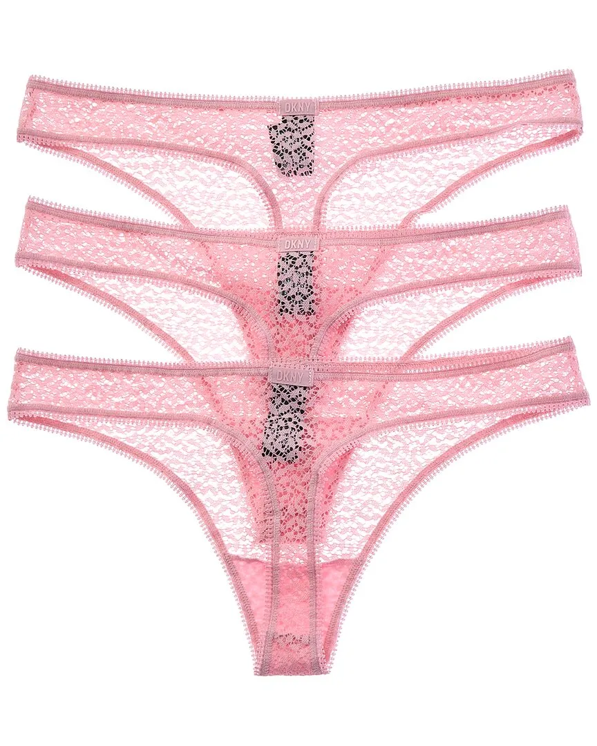 DKNY Set of 3 Modern Lace Thong