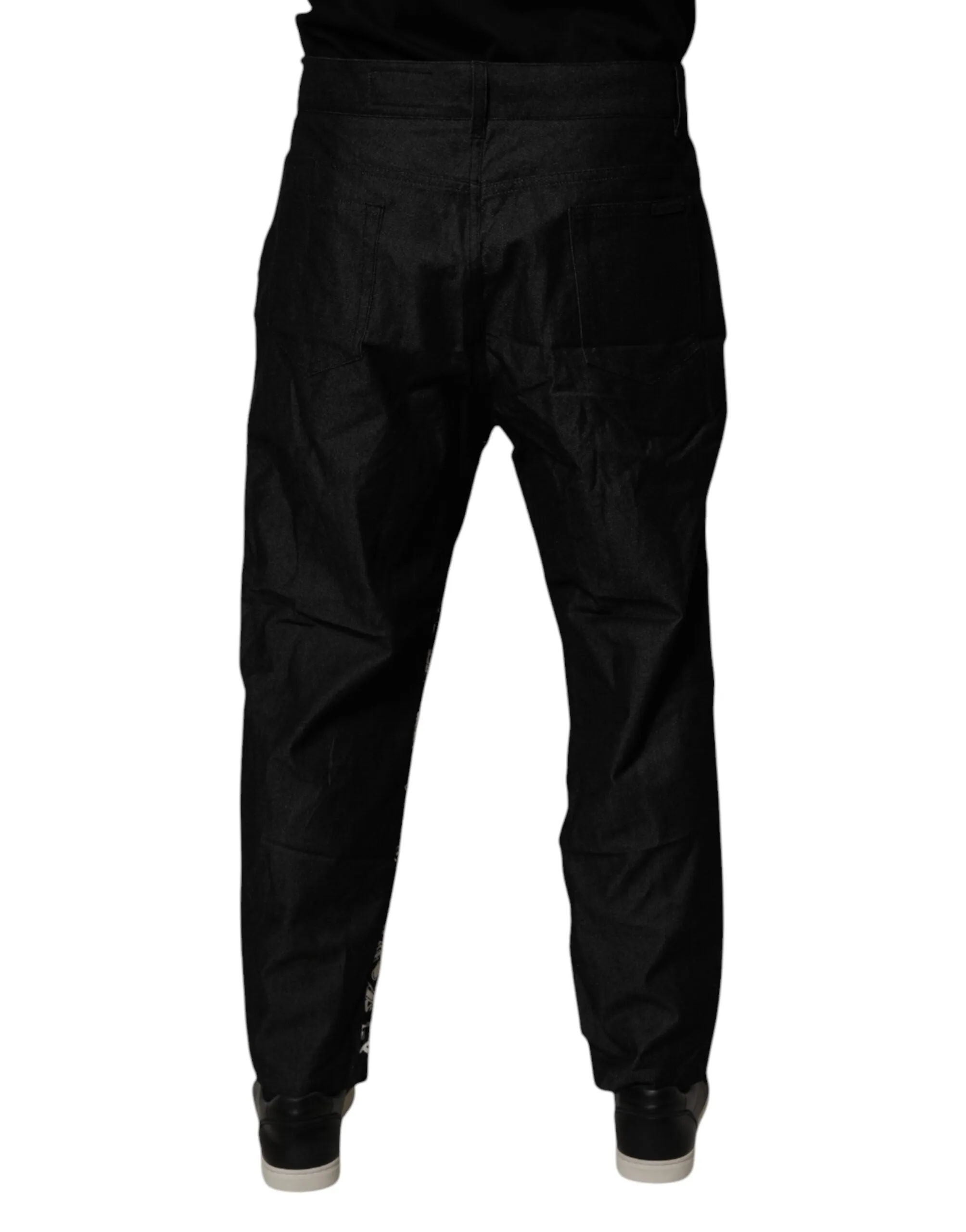 Dolce & Gabbana Bandana Cotton Skinny blue Men's Jeans