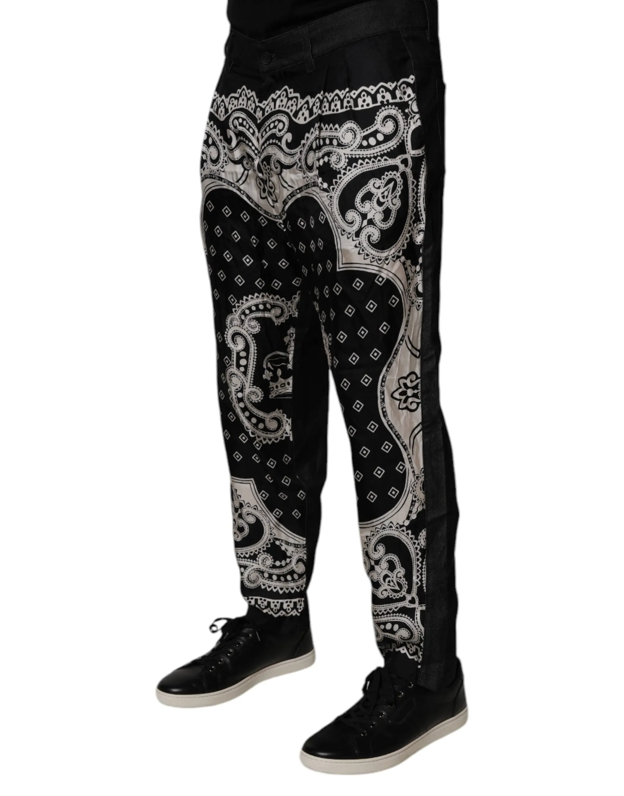 Dolce & Gabbana Bandana Cotton Skinny blue Men's Jeans