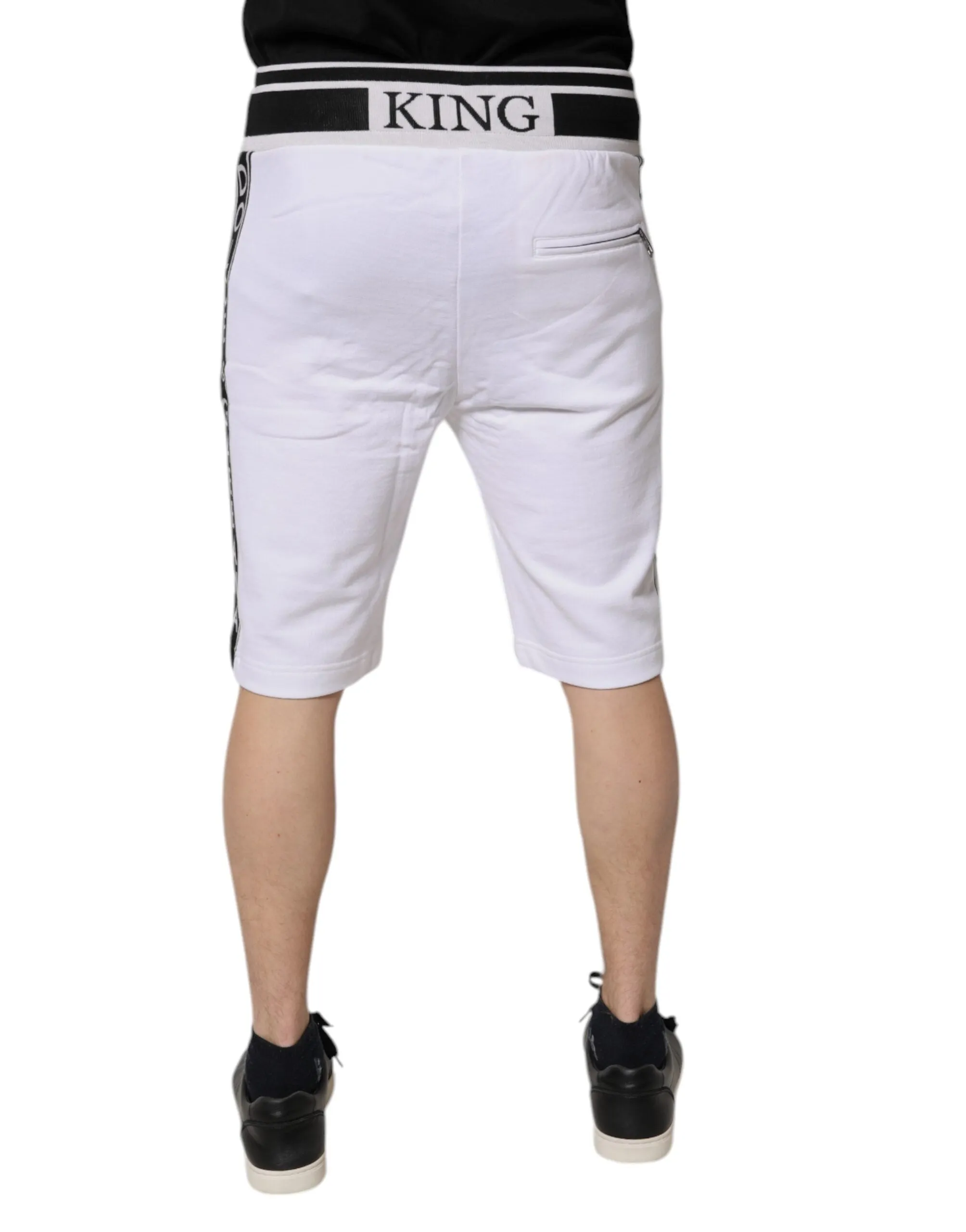 Dolce & Gabbana King Cotton Bermuda SweatMen's Men's Shorts (Pre-Owned)