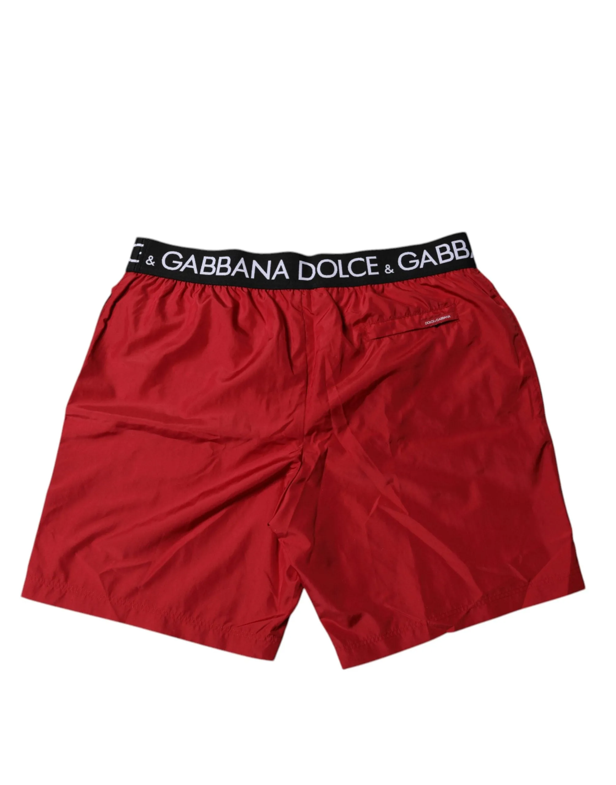 Dolce & Gabbana Polyester Logo Beachwear Shorts 2Pc Men's Swimwear (Pre-Owned)