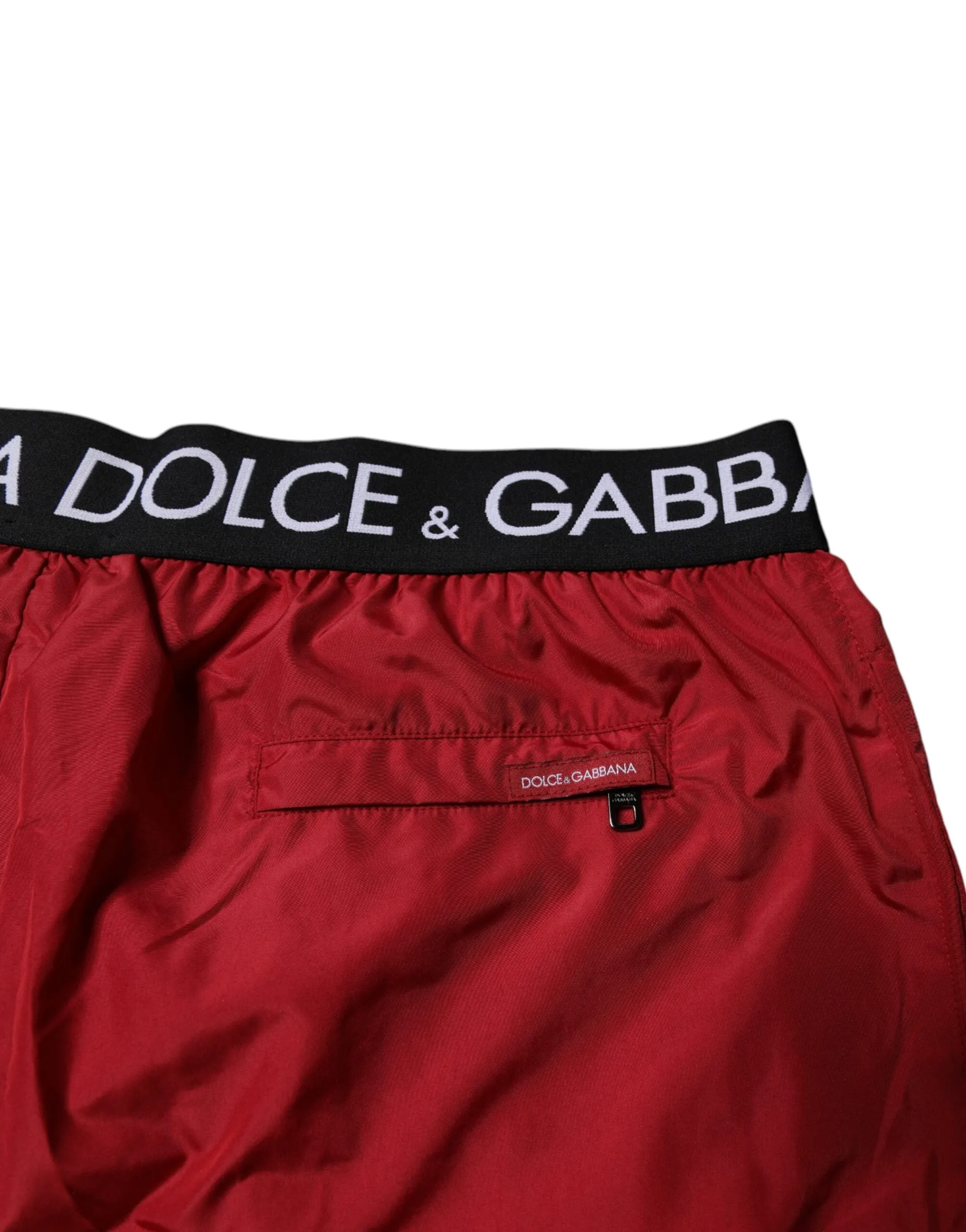 Dolce & Gabbana Polyester Logo Beachwear Shorts 2Pc Men's Swimwear (Pre-Owned)
