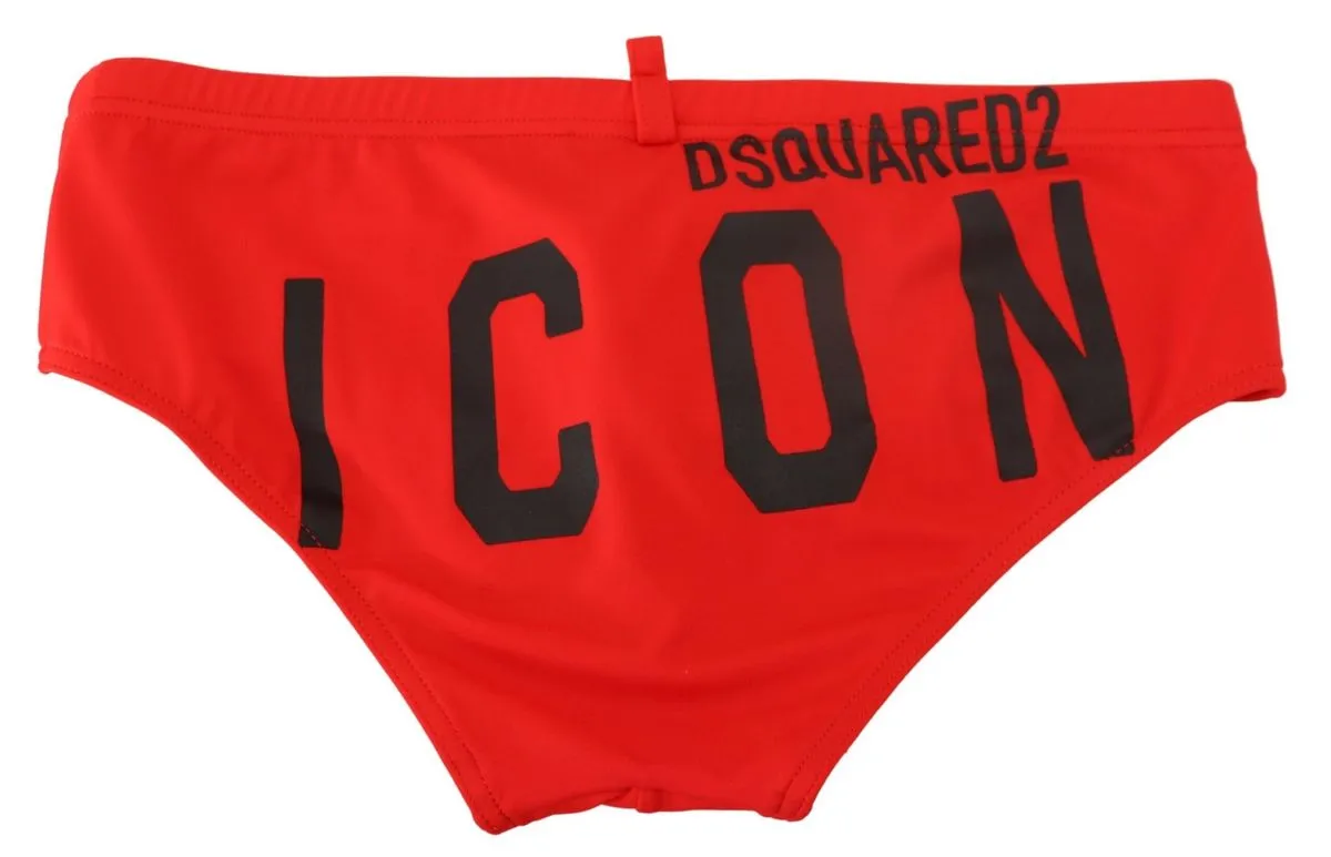 Dsqua²   ICON Print Mens Swim Brief Men's Swimwear
