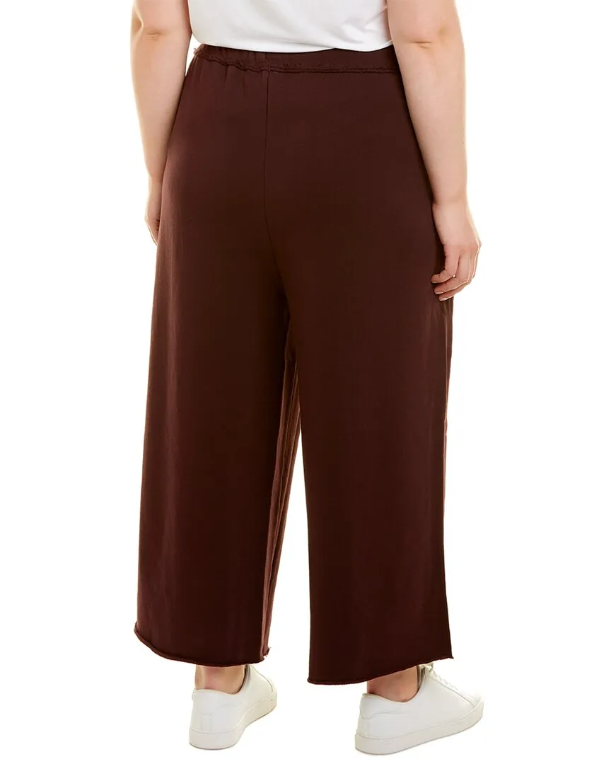 EILEEN FISHER Plus French Terry Wide Leg