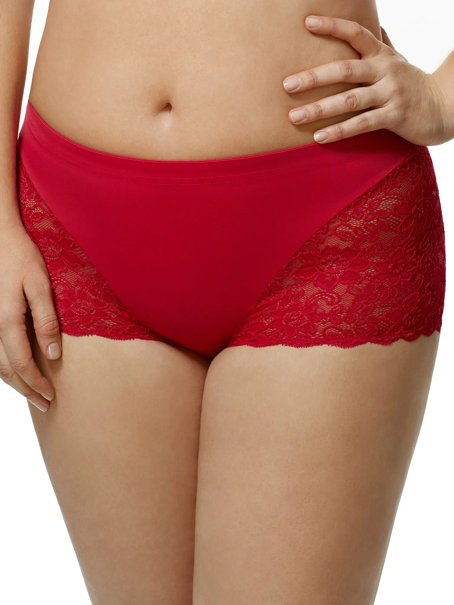 Elila Women's Isabella Lace Boyshort