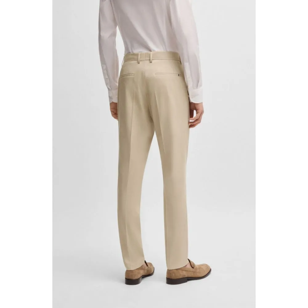 Formal trousers in stretch chiffon