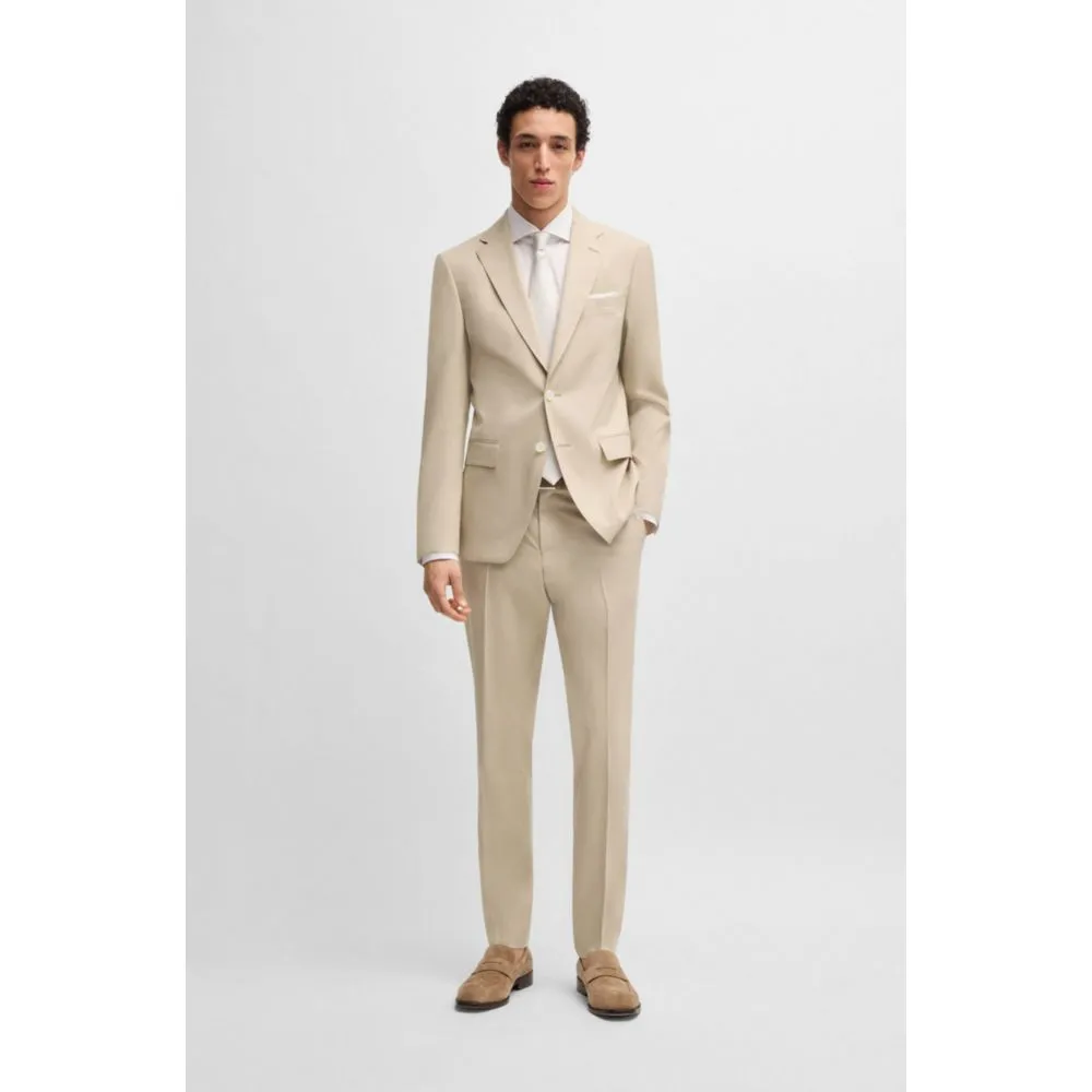 Formal trousers in stretch chiffon